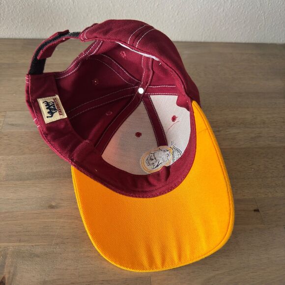 Washington Redskins Adjustable Hat NFL Team Apparel Fan Favorite Burgundy Gold - Picture 6 of 10